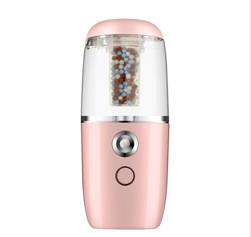 HL Samochód Usb Nawilżacz Anionowy Oczyszczacz Powietrza Instrument Kosmetyczny Nawilżający, Różowy, 122X52X30Mm, różowy, 122X52X30mm