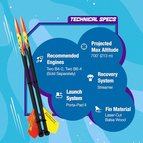 Estes 7287 Sidekick Rocket-Building Kit, Advanced Flying-Rocket-Model Kit for Ages 10+ - Image 5