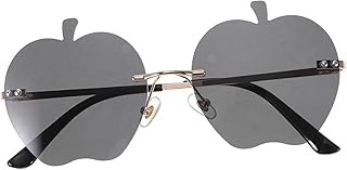 Óculos De Sol Masculinos 1 Par De Óculos Sem Aro Óculos De Sol Estilosos Para Homens Óculos De Sol De Praia Óculos De Sol Personalizados Caixa Retrô Preta Homem Engraçado Óculos