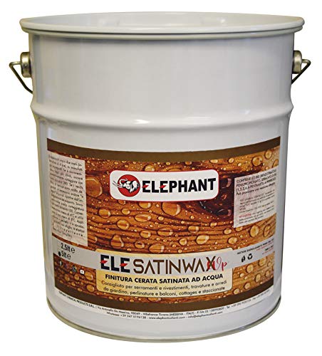 Finitura trasparente cerata satinata all'acqua ELE SATINWAX WP (5lt)