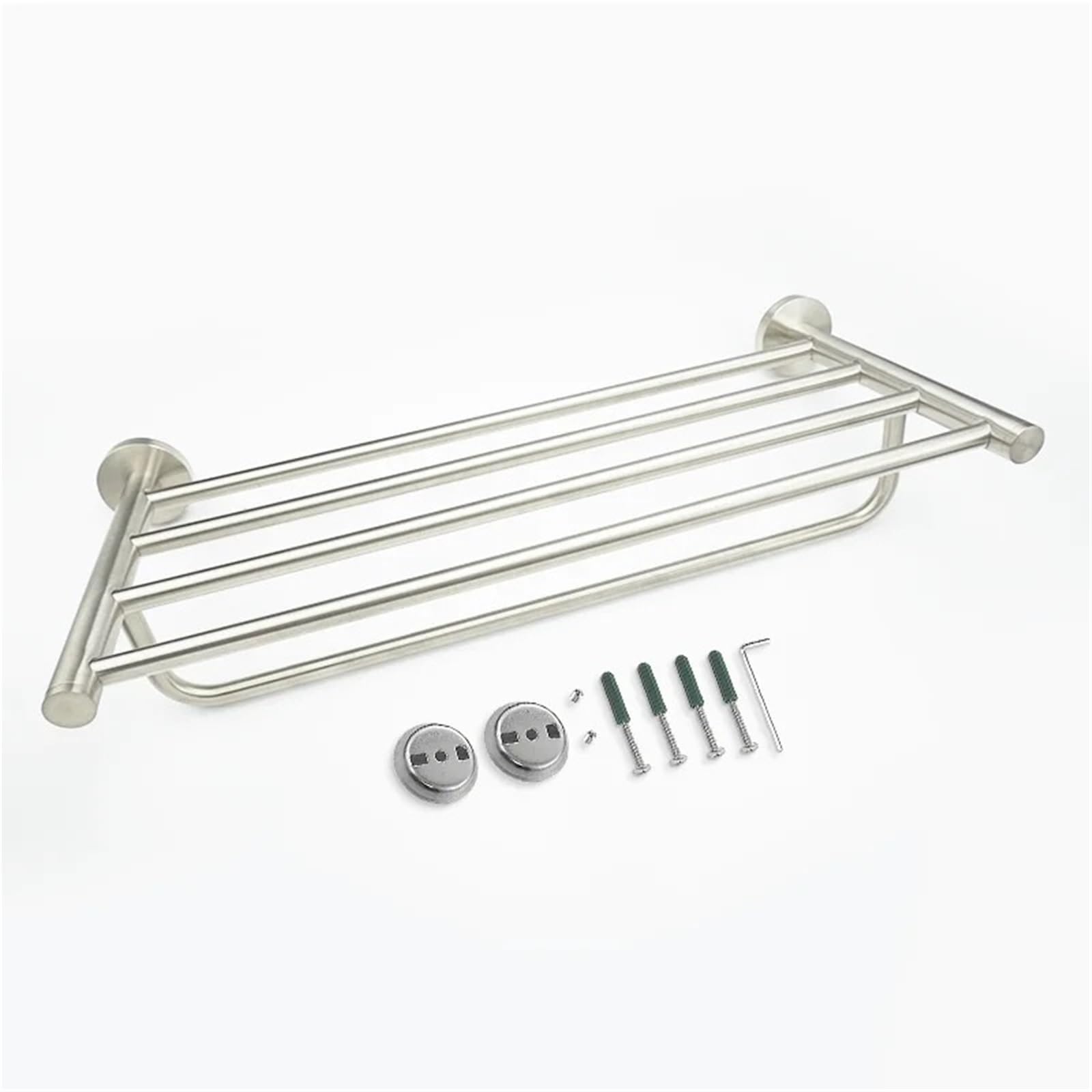 Barras de Apoyo para baños Toallero de Pared, Accesorio de baño, jabonera, toallero, Tapa para Caja de Papel higiénico(4 PCS Robe Hook)