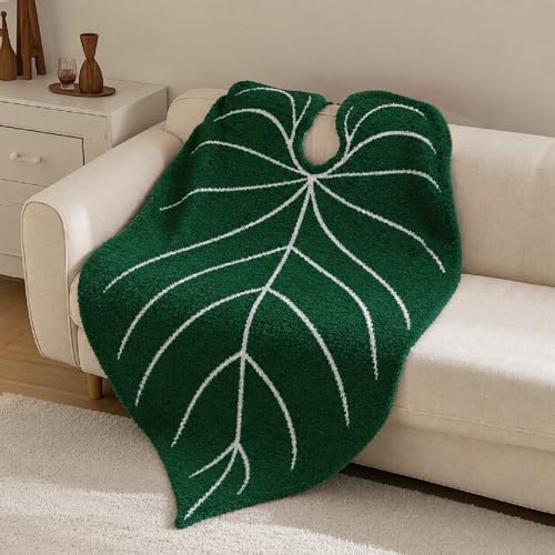 SoffMoiis Leaf Sherpa Blanket Large