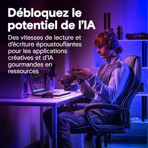 T710 SSD 2TB PCIe 5.0 x4 Gen5 NVMe M.2, Velocità fino a 14500 MB/s Lettura, 13800 MB/s in Scrittura, Notebook e PC Desktop, TLC NAND, Hard Disk Interno - CT2000T710SSD8-01 - Hdd - Immagine 2