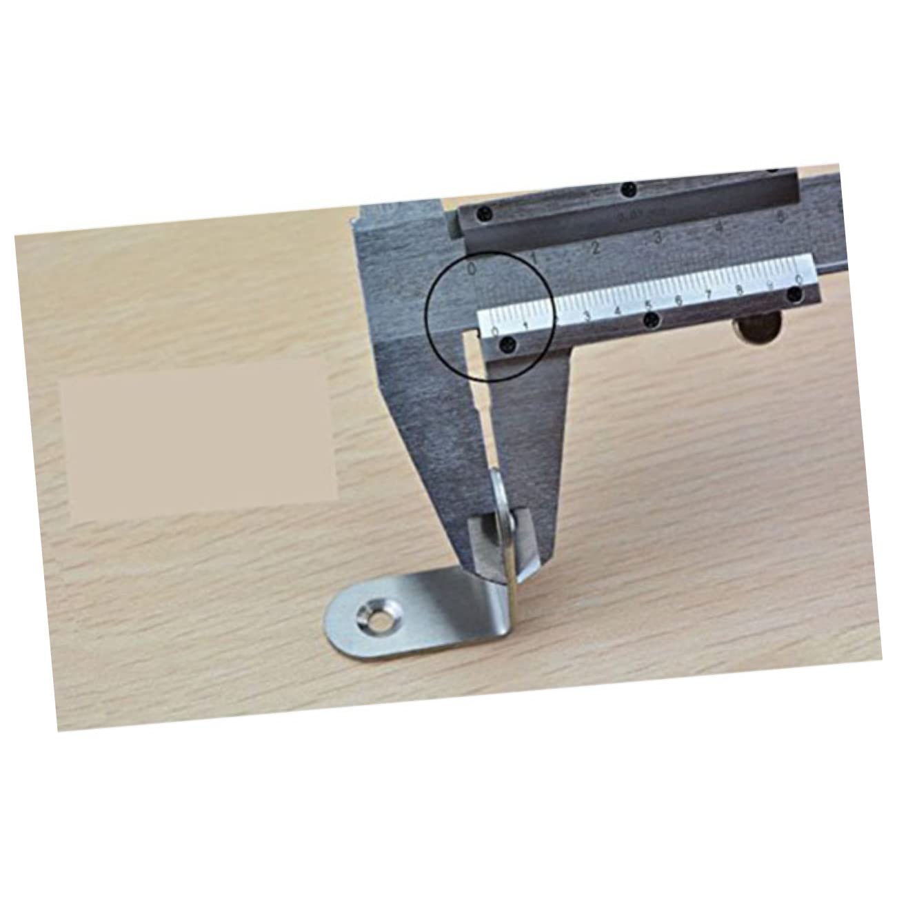 OUNONA 20pcs 90 Right Angle Bracket Shelves Furniture Corner Bracket Corner Braces Joint Stainless Stee l Bracket L Shape Corner Brace Heavy Duty Shelf Angle Bracket Silver Cabinet Metal