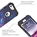 BENTOBEN Case for iPhone 6S/iPhone 6,3 in 1 Starry Space Design Shockproof Hybrid Hard PC Soft Silicone Bumper Heavy Duty Rugged Non-Slip Full-Body Protective Case for iPhone 6/6S (4.7 inch),Space