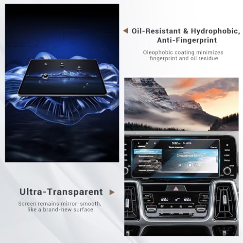 YEE PIN Kia Sorento 2022 2023 Screen Protector for 2022 2023 Kia Sorento MQ4 2021 10.25In Navigation Display Compatible with 2022 2023 2024 Kia Forte GT Line 10.25In Screen Protector 2022 2023 2024
