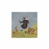 Photo Gallery sam toft stampa dancing with my bird, verde/marrone/bianco, 30cm x 30cm Photo Gallery sam toft stampa dancing with my bird, verde/marrone/bianco, 30cm x 30cm
