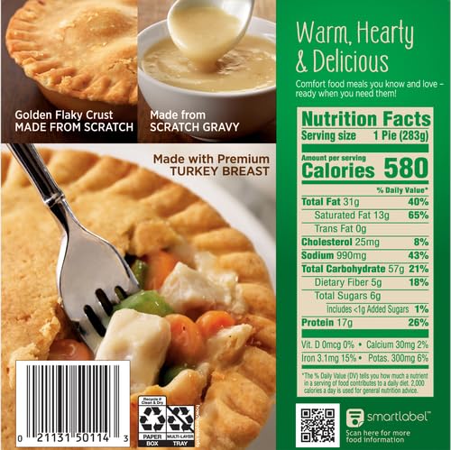 Marie Callender'S Turkey Pot Pie, Frozen Meal thumb #2