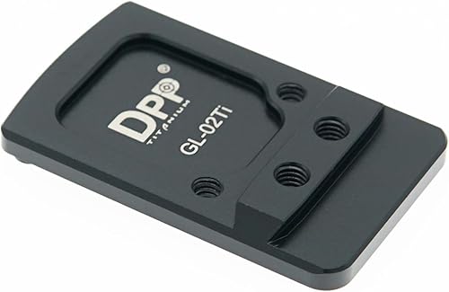 Miniatura 6 de DPP Titanium Kit de montajeplacaadaptador compatible con Glock Trijicon RMRSRO&Holosun 407C507C508T