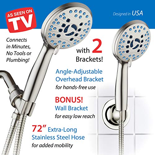 Hotel Spa 2649M Aquacare High Pressure 8-Mode Handheld Shower Head thumb #7