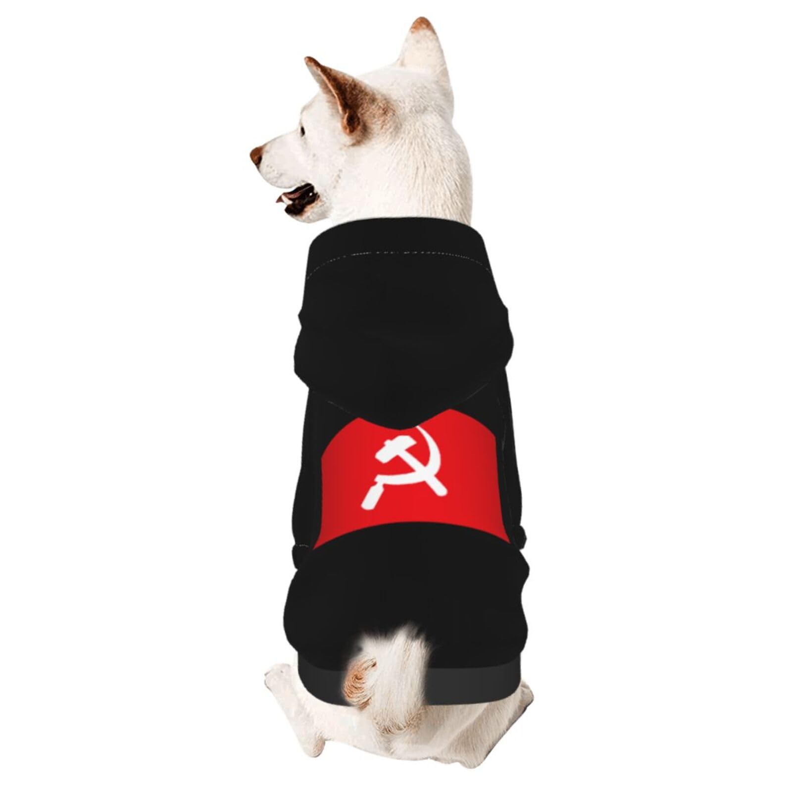 South Asian Communist Banner Dog Sweater Winter Warm Soft Pet Dogs South Asian Communist Banner Dog Sweater Winter Warm Soft Pet Dogs