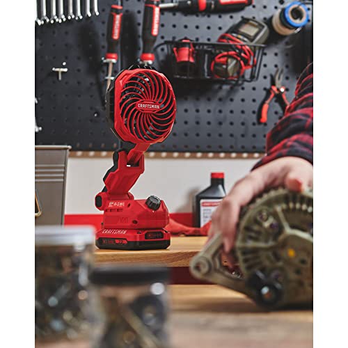 CRAFTSMAN V20 Cordless Personal Fan, Compact and Collapsible, Bare Tool Only (CMCE010B) image 2