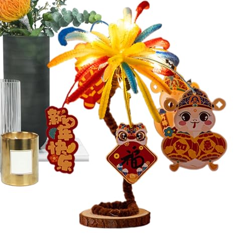 カラフルなシェニールステム|LED花火ツイストスティックセット|LED花火ツイストスティッククラフトセット、ツイストスティッククラフトサプライ 子供用