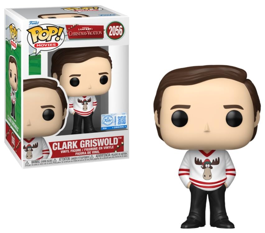 Funko Clark Griswold w/Hockey Jersey Christmas Vacation Pop! Exclusive | A CLARKtoys Exclusive