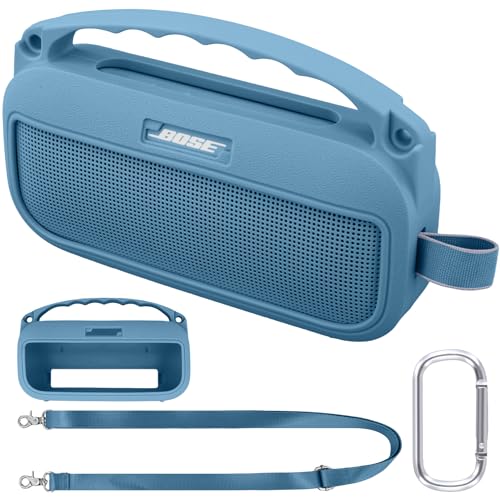 co2CREA Soft Silicone Case Replacement for Bose New SoundLink Flex 2nd Gen Bluetooth Portable...