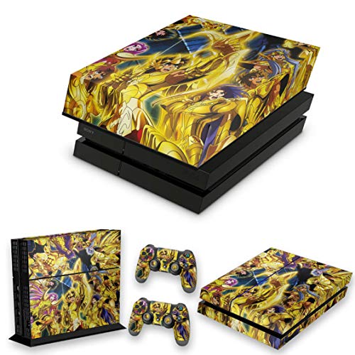 Capa Anti Poeira e Skin para PS4 Fat - Cavaleiros Do Zodiaco