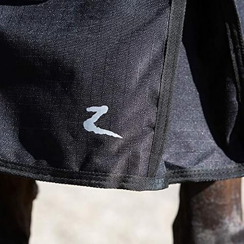 Horze Nevada Winterdecke Weidedecke für Pferde mit 1200D Ripstop und Schwerer 400g Füllung, Wasserdicht und Winddicht Cover