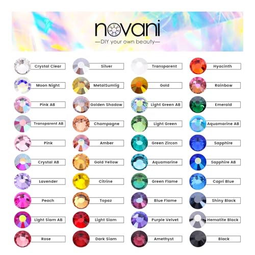 Image of Flatback Rhinestones Non Hotfix Rhinestones for Crafts Glass Nail rhinestones Nail Gems Crystals Rhinestones for Makeup Bags Shoes Decoration DIY(SS6,1440pcs,Blue Flame)
