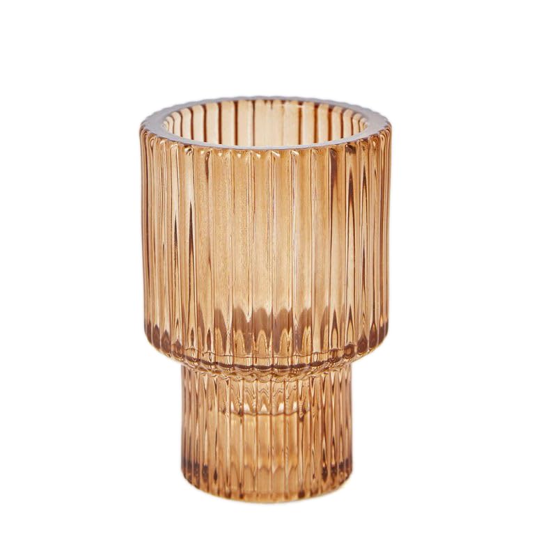 HomeBoxBlenko Sprayed Glass Dual Tealight Holder - 5.9x8.5 cm