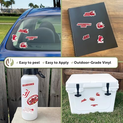 Jacksonville-State-University-Sticker-Gamecocks-JSU-Jax-State-Stickers-Vinyl-Decals-Laptop-Water-Bottle-Car-Scrapbook-T2-Type-2