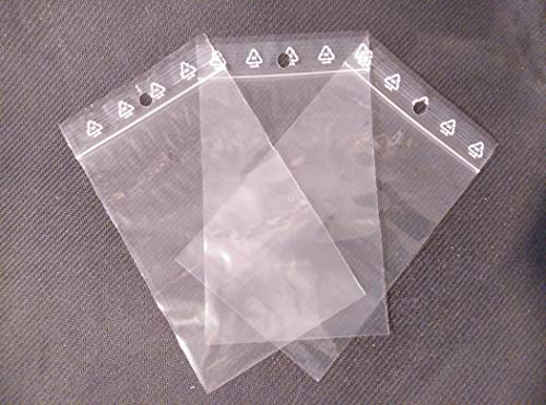 Gadget Factory 1000x Bolsas autocierre 80x120x0,05mm con Cierre Zip