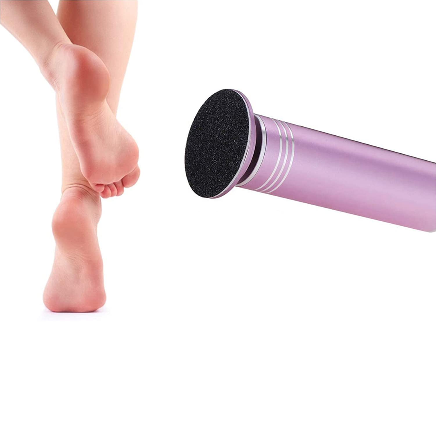 MIAOZHANG Raspa Piedi Elettrico Lima Piedi Tool di Cura dei Piedi A eliminare 2a Generazione Professionale Rimuovi Calli Piedi per Piedi Asciutti Pelle Morta e Screpolata,C