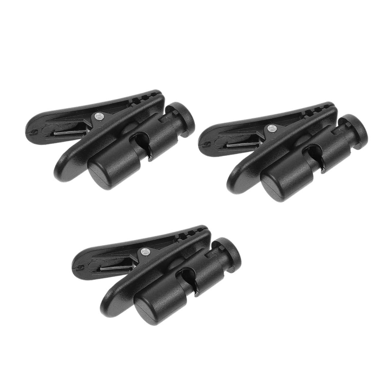 HONMEET 3Pcs Headset Cord Clips Durable Microphone Clips for Headphone Wire Organization Practical and Material for Indoor Outdoor Use Keeps Cables Secure During Work