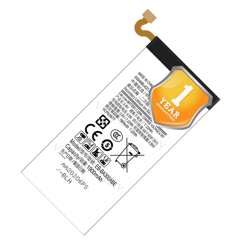 Image of Original EB-BA300ABE Battery Compatible for Samsung Galaxy A3 (SM-A300F) - (1900mAh) - 1 Year Warranty K7