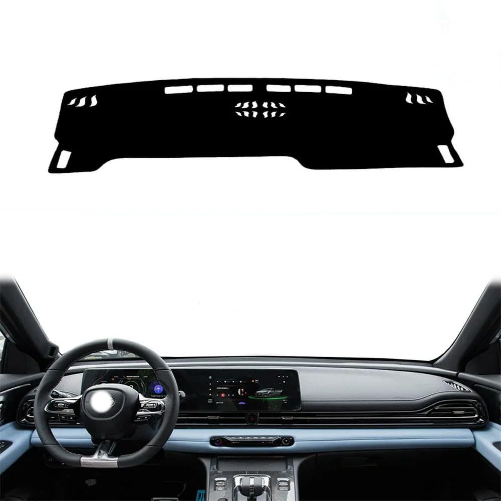 Polyester Flannel Suede Car Dashboard Cover Dash Mat For GAC Trumpchi EMPOW 2022 2023 2024 Dashmat Carpet Cape Rug Protector