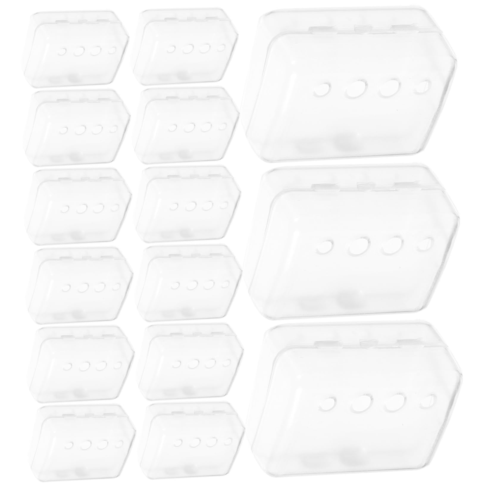 FOMIYES 20Pcs Toothbrush Caps Portable Travel Covers for Toothbrush Easy to Open Fits Durable Straw Base Material for Travel and Home Use