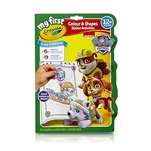 Crayola 811373 Mk Colour & Shapes Activity Book Paw Patrol