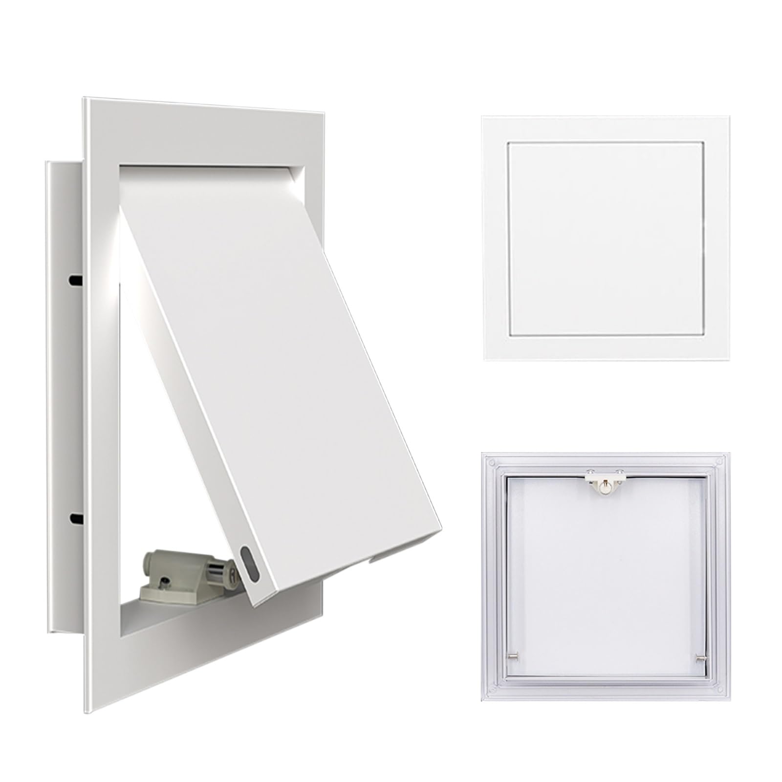 WEKONUMEX Inspection Hatch Revision Door, Aluminum Access Panel Ceiling Wall Electrical Plumbing Multicolor Multiple Sizes(White,20x50cm)