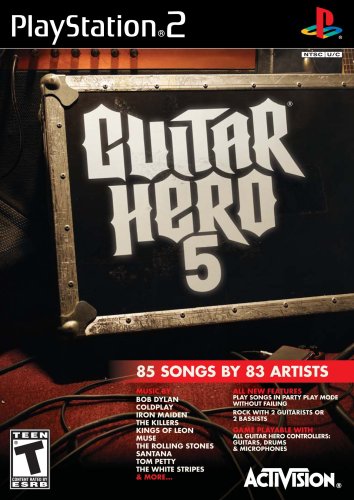 Image of Guitar Hero 5 Stand Alone Software - PlayStation 2 (Game only)