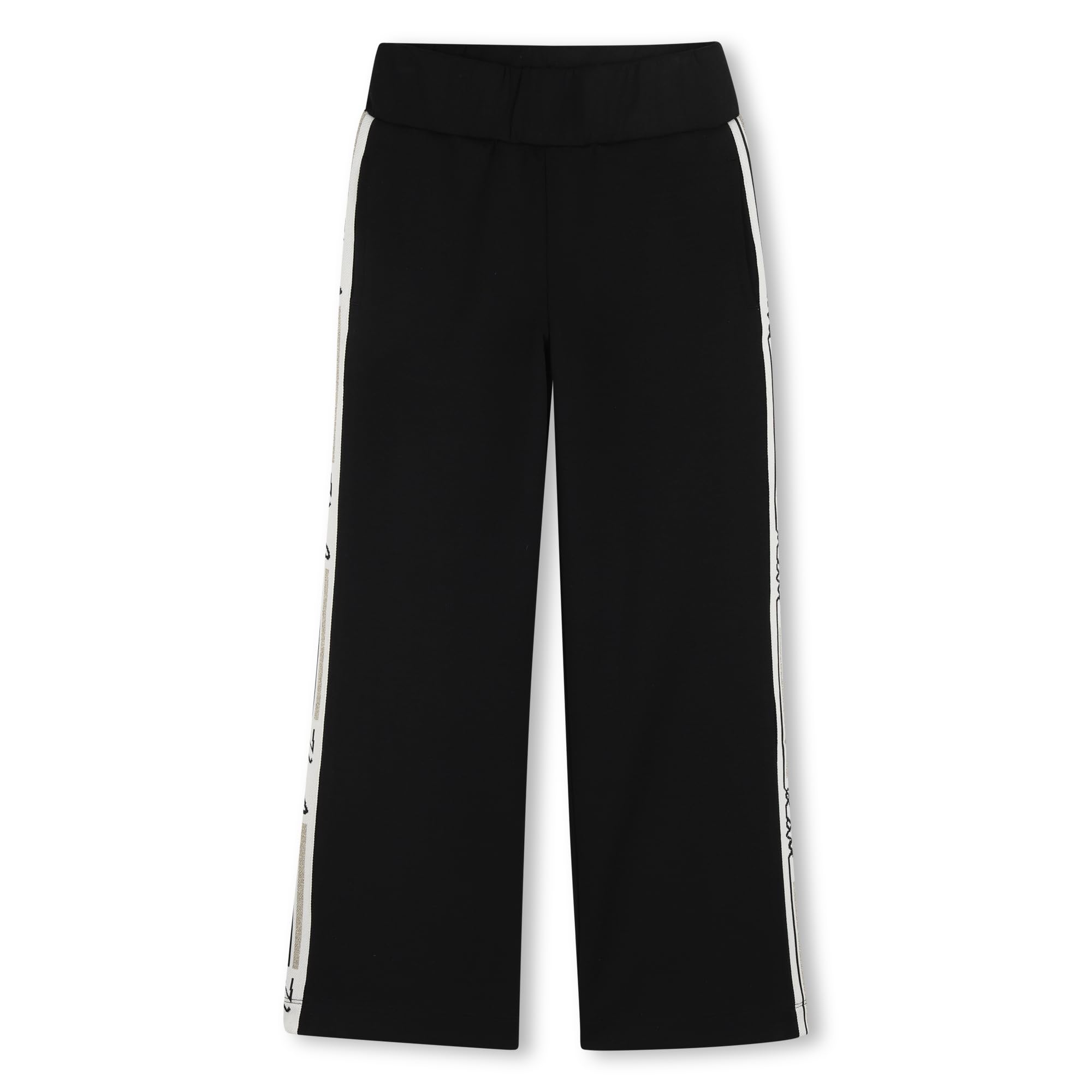 Karl Lagerfeld Pantalones para niña, Negro, 16 años