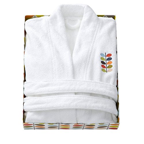 Orla Kiely Bathrobe, White