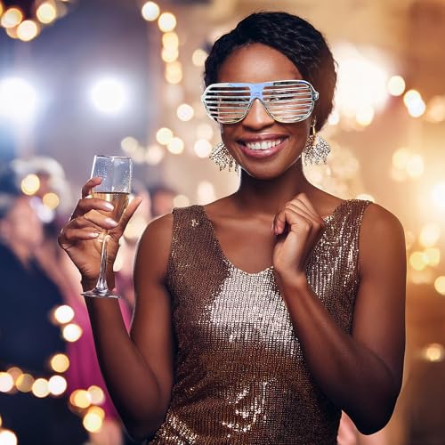 Vaulted Skulls & Co Slot Retro Shutter Shades Eyewear | Slat Glasses | Slotted Glasses | Stylish Sunglasses for Festivals4