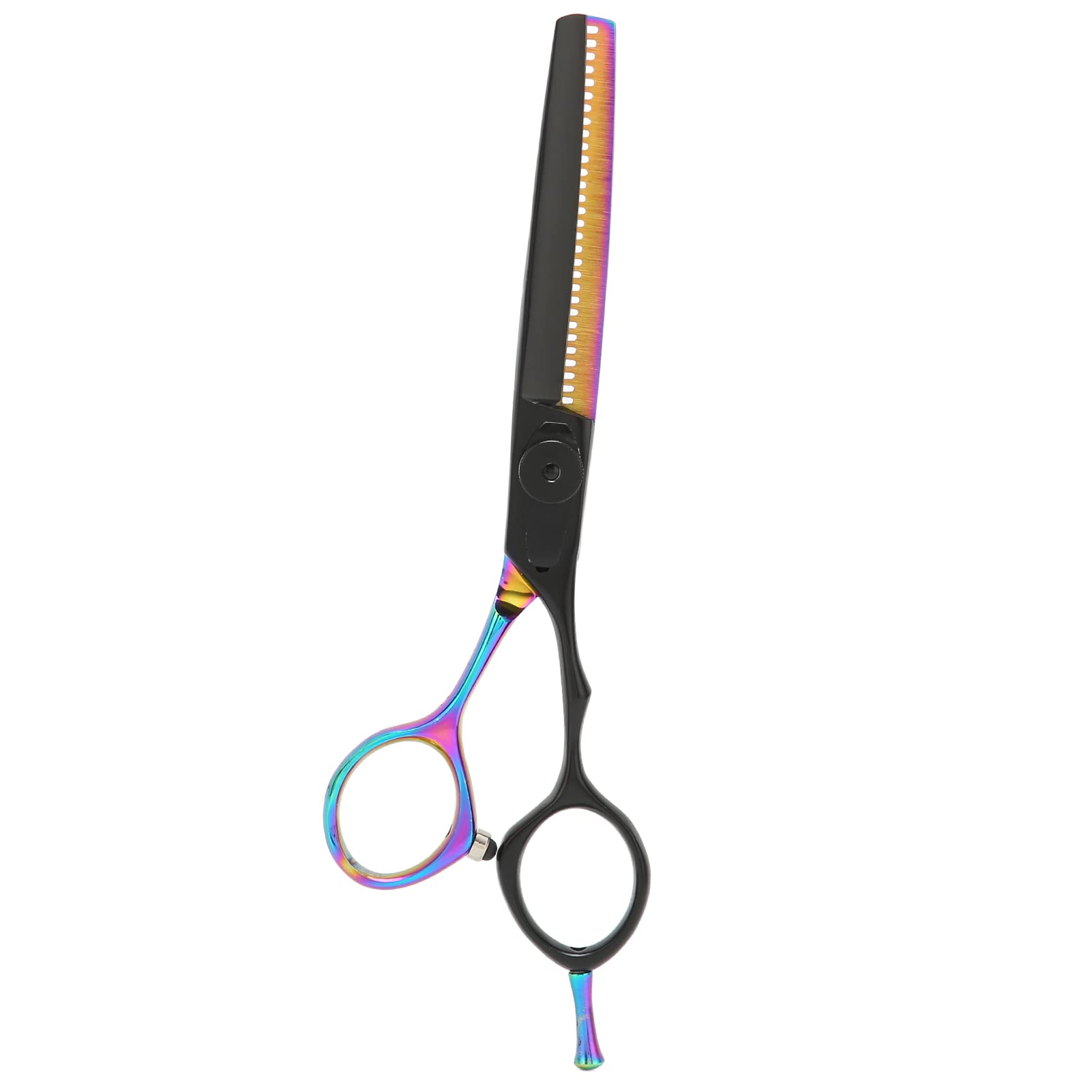 Stainless Steel Beard Scissors, 6 20cm Beard Scissors, Nose Hair Scissors with Ergonomic Handle, Professional Hairdressing Scissors for Hairdressers and Salon Staff (Thinning
