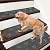 JOYDREAM Stair Tread Carpet Non Slip Stair Runners for Wooden Steps Indoor Rugs for Stairs Mats Polyester TPR Peel and Stick Stair Treads Set of 15 for Kids and Dogs, 8" X 30", Grey Paw Print