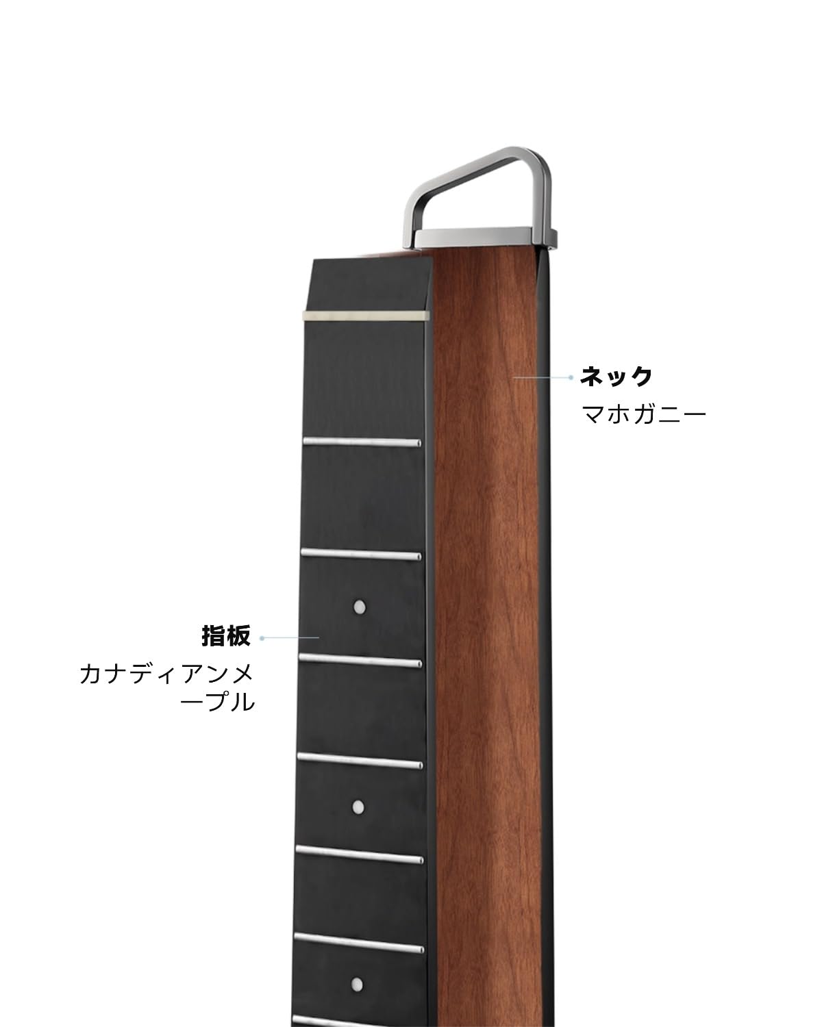 Donner Chitarra Acustica Elettrica HUSH I PRO Chitarra da Viaggio con Multiple Modalità di Effetto Smart Kit Guitarra di Auricolari, Gig Bag, Tracolla, Cavo di Ricarica, Nero