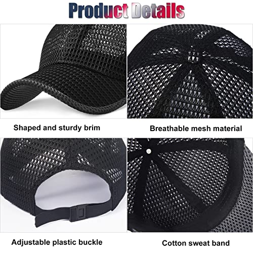 Foaincore Summer Mesh Baseball Cap For Men Adjustable Breathable Caps Women Men'S Hat Quick Dry Hats Casual Trucker Hat thumb #2