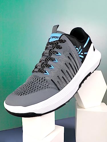 Image of CULT Men's Impact Training Shoes, Enhanced Grip, Multi-Directional Flexibility, High Energy Return, Engineered Mesh Upper, Lace-Up, Pull Tabs, Reinforced Heel & Toe Cap