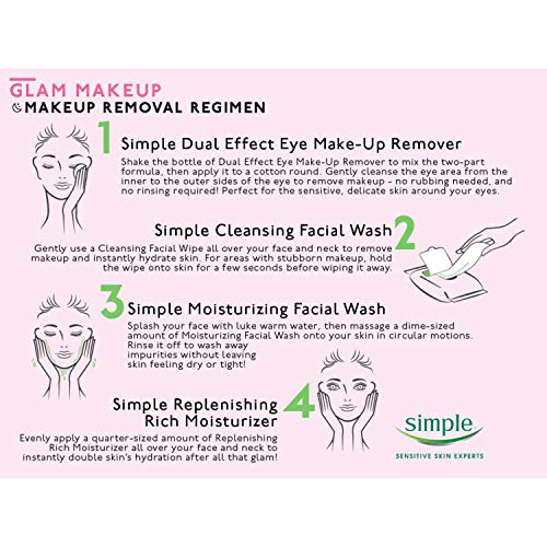 Image of Simple Kind to Skin Face Wash Cleanser for All Skin Types Moisturizing Cleanses and Hydrates 5 oz