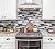 DEWOO Kitchen Backsplash Self Adhesive Wall 3D Marble Tiles Peel and Stick Bathroom, Black Mosaic (10-Sheet, 12"×12")