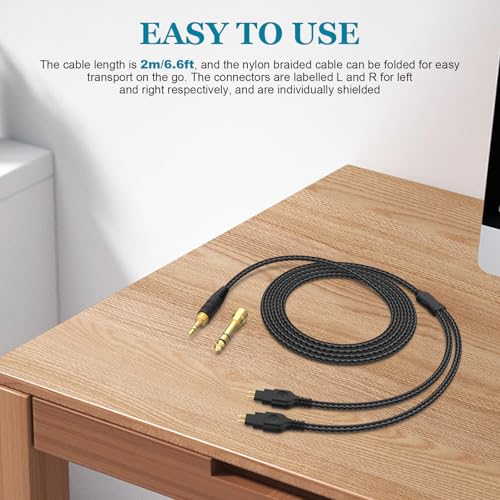 Cable AUX Zosvoses 6.35mm para audífonos 2 m miniatura 6