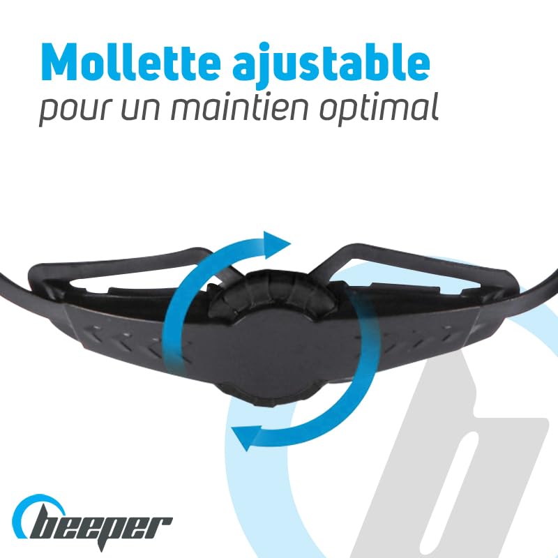 BEEPER - Kask z wbudowanymi przednimi i tylnymi światłami Kolor - Szary, Rozmiar - L