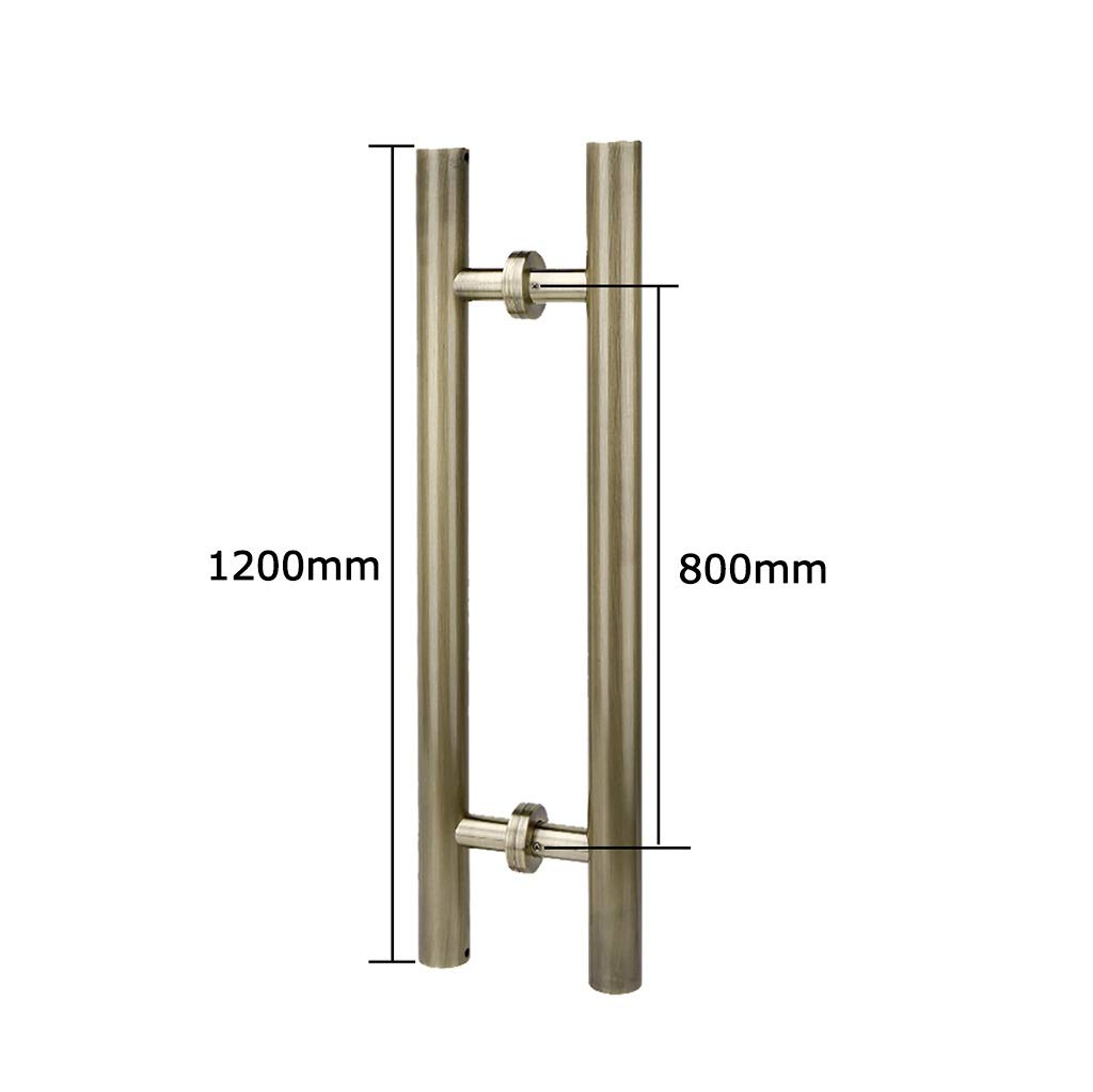 Maniglia per Porta Scorrevole per Porta del Fienile Maniglia per Porta in Vetro/Legno, Maniglia per Porta Push-Pull in Tubo Tondo Spesso in Acciaio Inossidabile/Maniglia per Porta del Fienil
