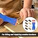 Hartwachs Reparaturset,Laminat Reparaturset,Holz Reparaturset,Parkett Reparaturset,Fliesen Reparaturset,Holzreparatur Set,Vinyl Reparaturset,für Holz/Fliesen/Parkett/Laminat/Vinyl,8 Versch Farbtöne