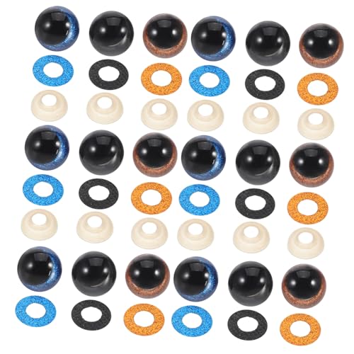 CIMAXIC Plush Toy Eyes Pcs Safety Craft Eyes Mm Easy Installation for DIY Dolls and Stuffed Animals