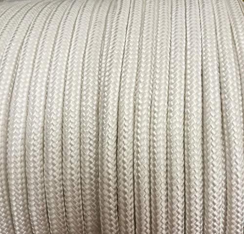 5 m x 10 mm bianco intrecciato in polipropilene