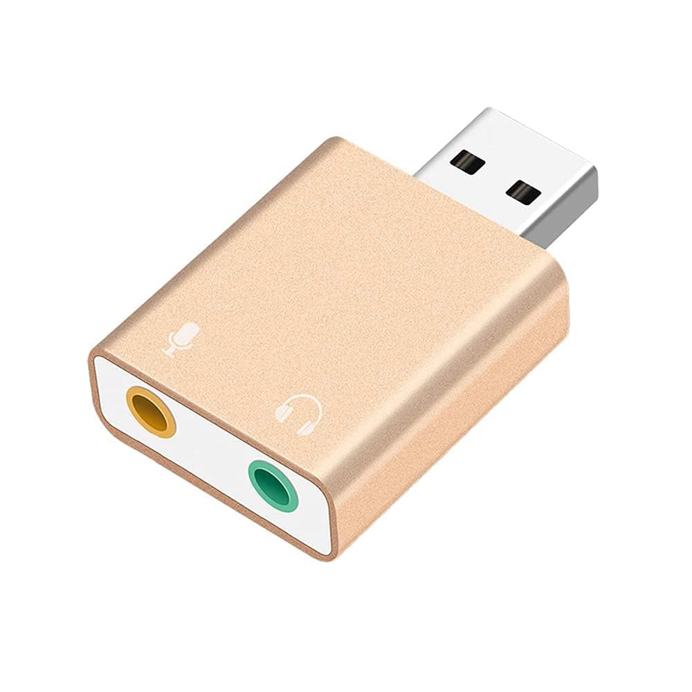 USB External Sound Card, External Stereo Sound Plug and Play Gaming Adapter 3.5mm Headphone and Microphone Jack for Windows, Mac, Linux BM 800 Microphone Studio Recording-image-38